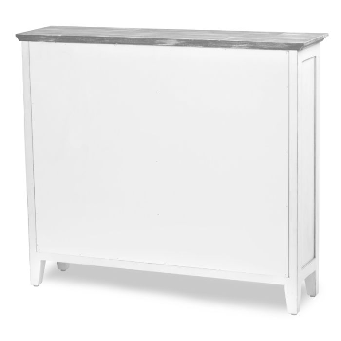 Hilton Head Furniture – Tiva Entry Cabinet with Baskets - Gray - Image 4