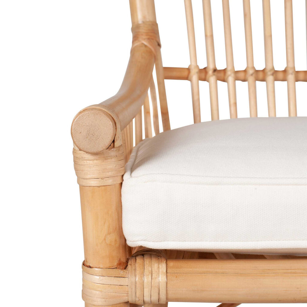 Winston Rattan BarStool, Natural Hilton Head Furniture