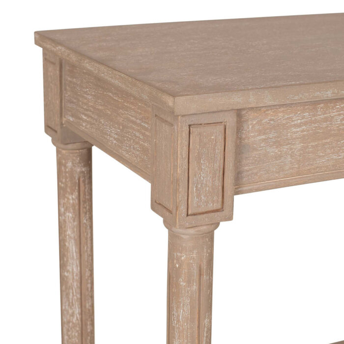 Anson 40" Console Table, Bleached White - Image 7