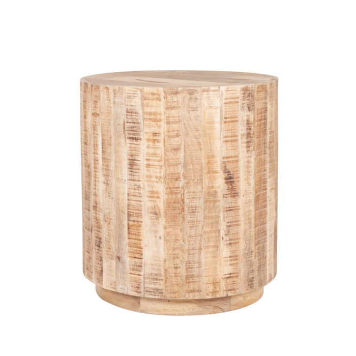 Maison 20" Round Side Table, Natural