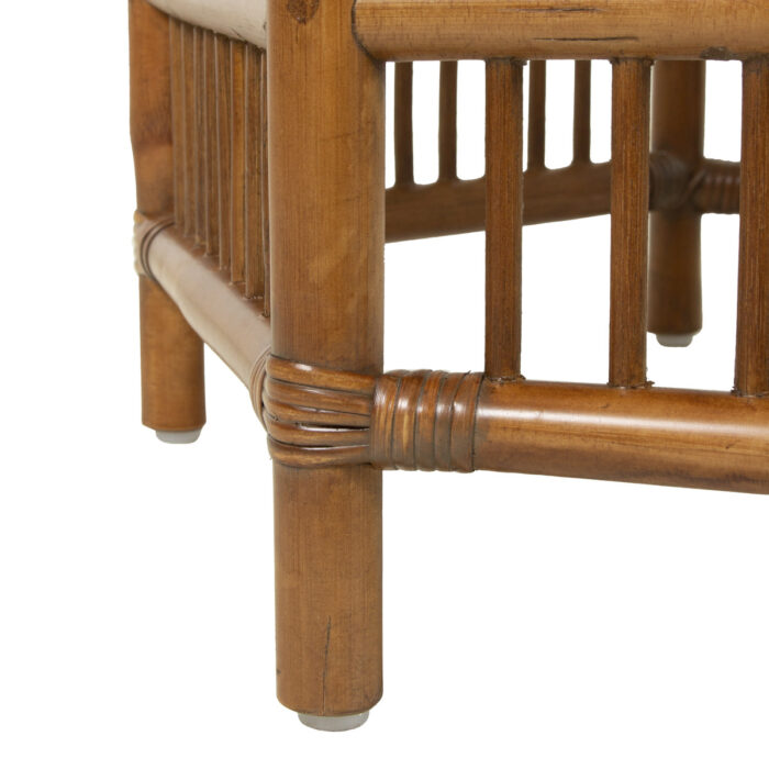 Octagon Accent Table, Antique Brown - Image 6