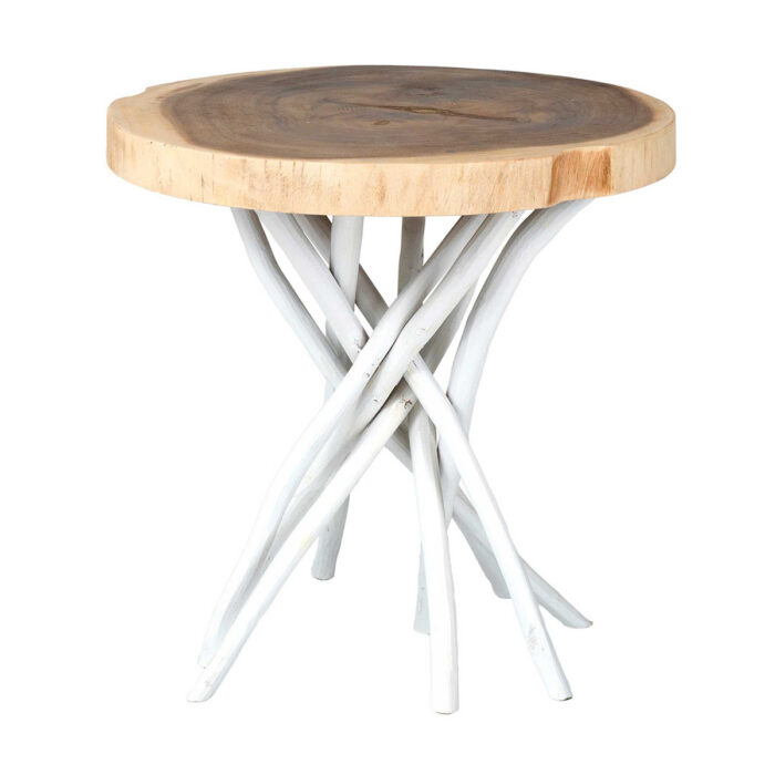 Liberte Round Side Table With Stick Base