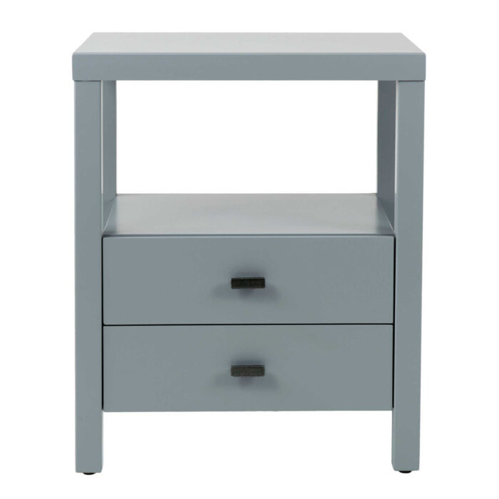 Hooper 2 Drawer Wooden Accent Side Table - Image 4