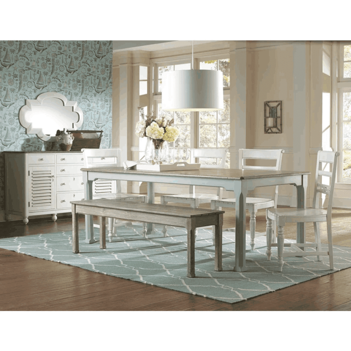 Harborton White Dining Table - Image 8