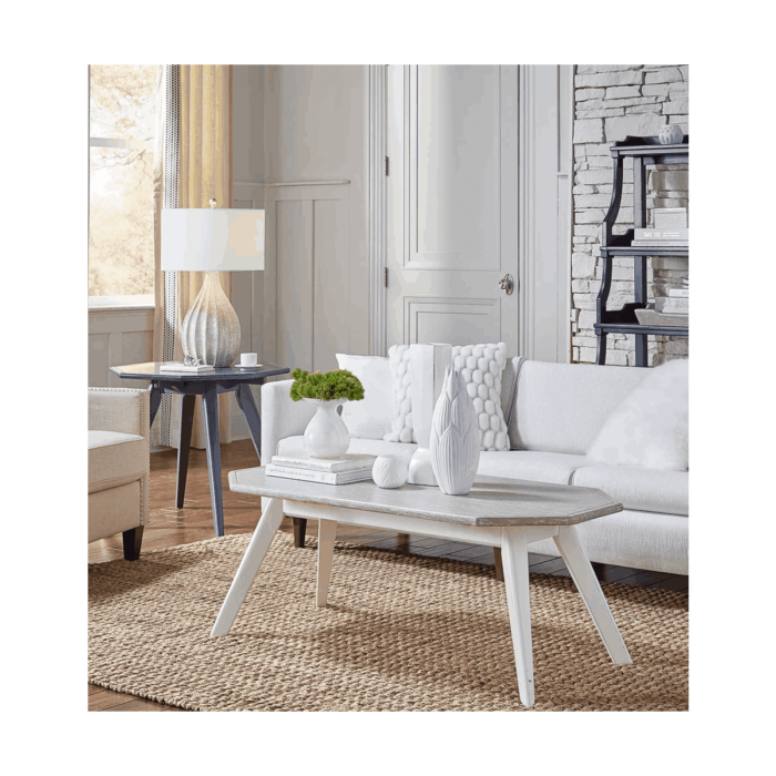 Nantucket Lamp Table - Nvy - Image 2