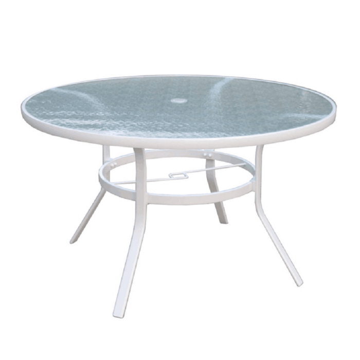 Aluminum Sling 48″ Round Dining Table