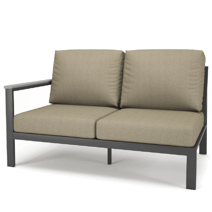 Hilton Sectional Left Arm Loveseat – Polytuf