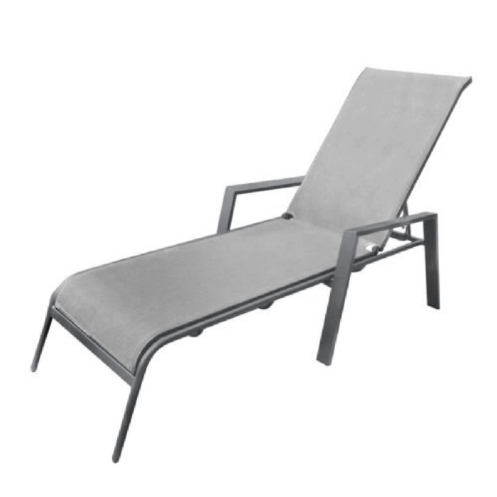 Aluminum Sling Chaise Lounge