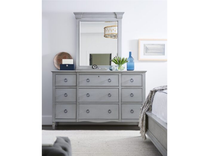 Sunshine Grey Nine Drawer Dresser - Image 2