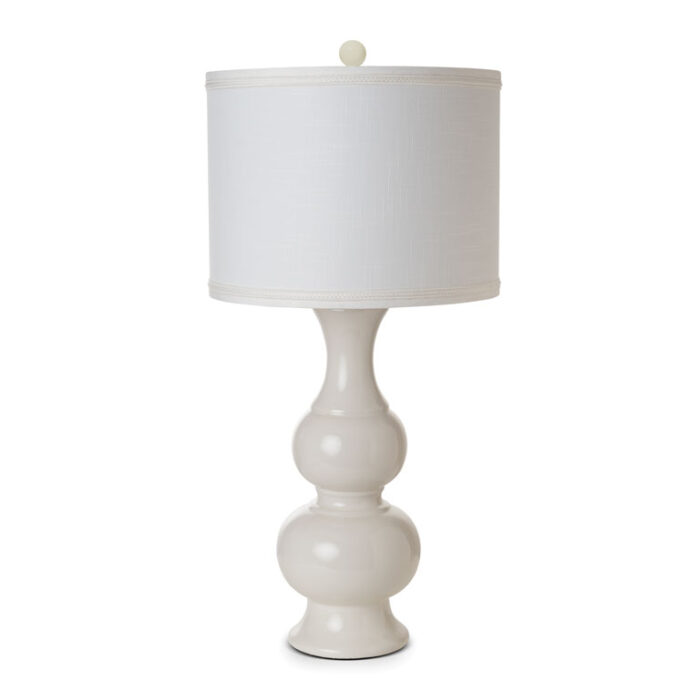 Warley 34” Ceramic Table Lamp, Cream