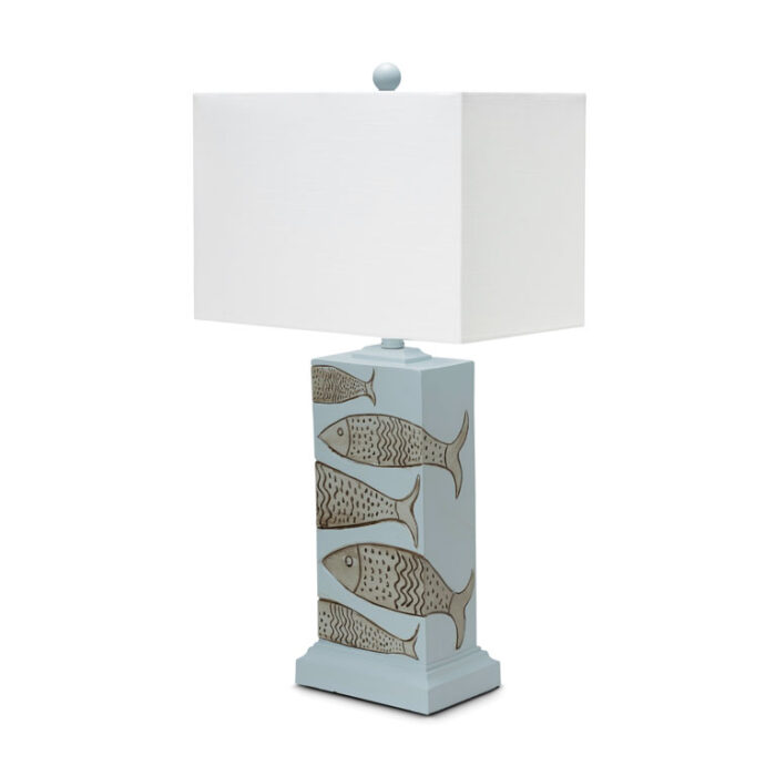 Pompano 28″ Polyresin Coastal Fish Table Lamp