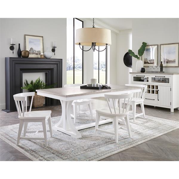 Cara Trestle Dining Table - Image 2