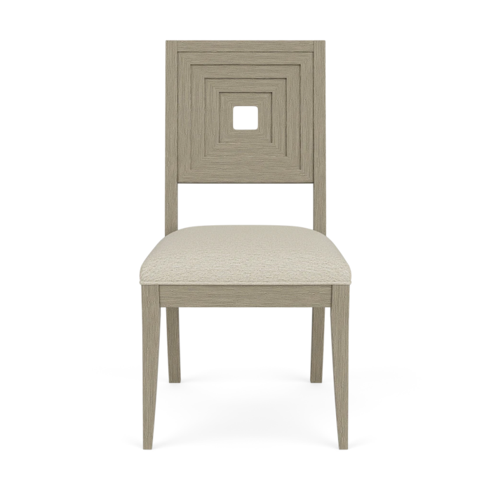 Cas Upholstered Wood Back Side Chair