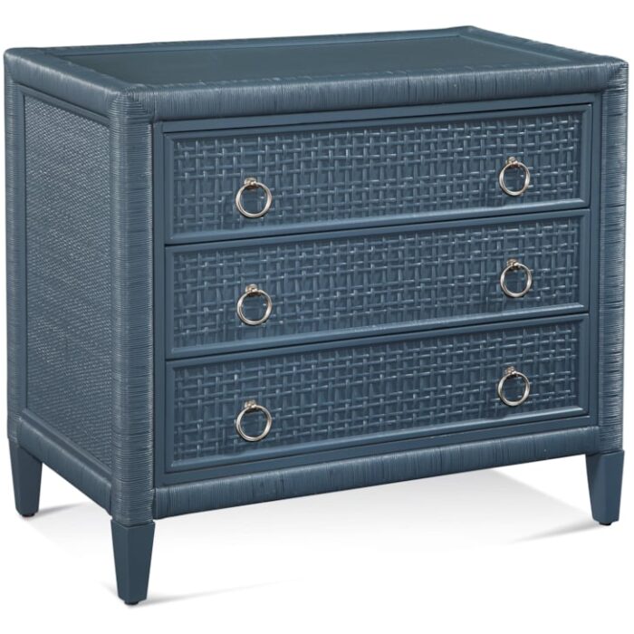 Naples Three Drawer Rattan Chest