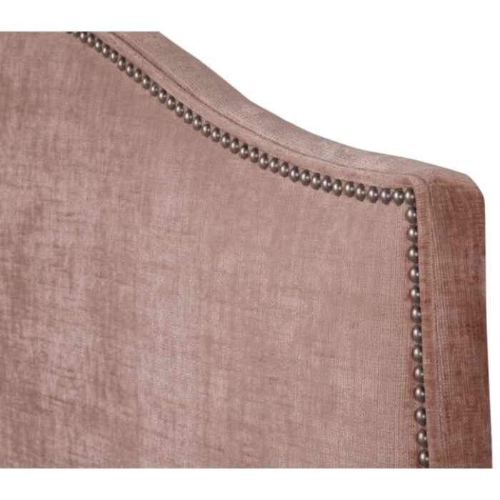 Madison Queen Upholstered Bed with Nailhead - Image 3