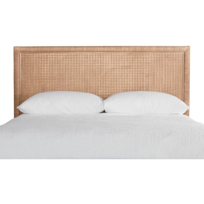 Naples Queen Rattan Panel Headboard