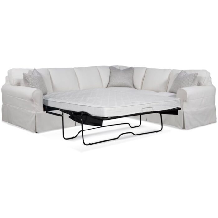 *Simplicity Collection Two Piece Corner Sleeper Sectional