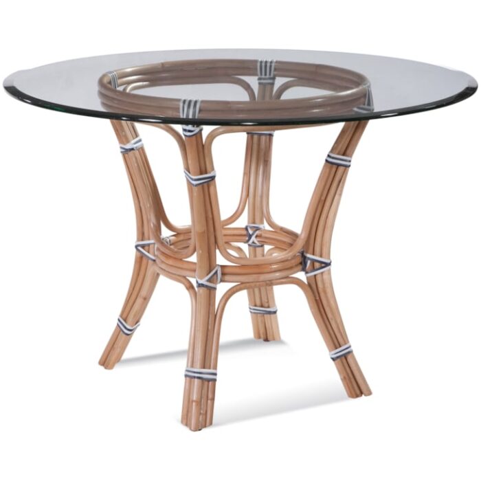 Pier Point Pier Point 42" Round Glass Top Dining Table