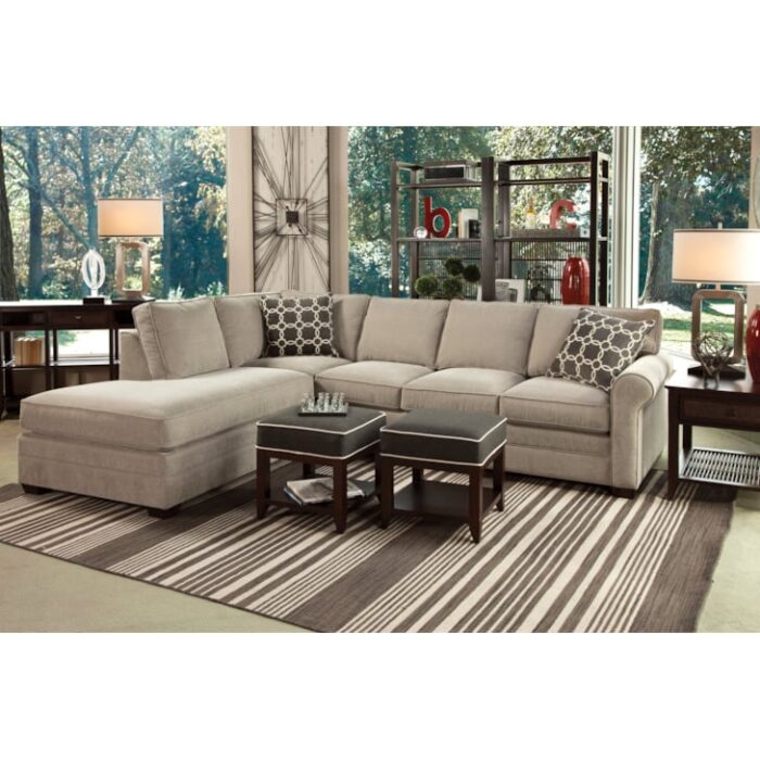 *Simplicity Collection Two-Piece Bumper Sleeper Sectional - Image 3