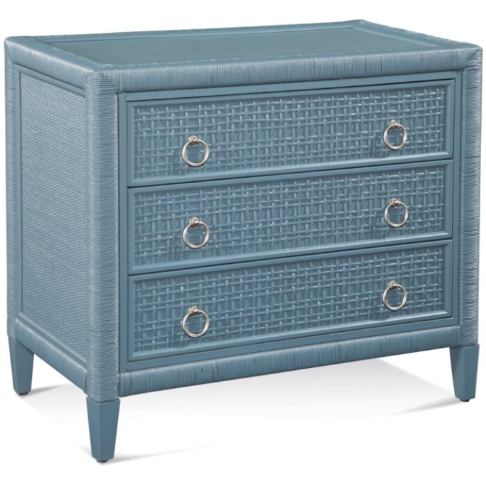 Naples Three Drawer Rattan Chest - Image 4