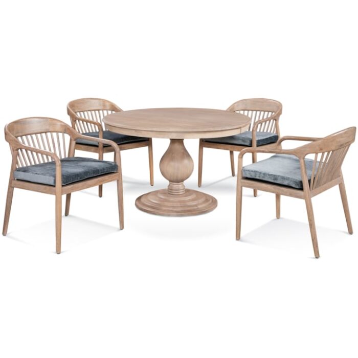 Douglas 54" Round Pedestal Dining Table - Image 7