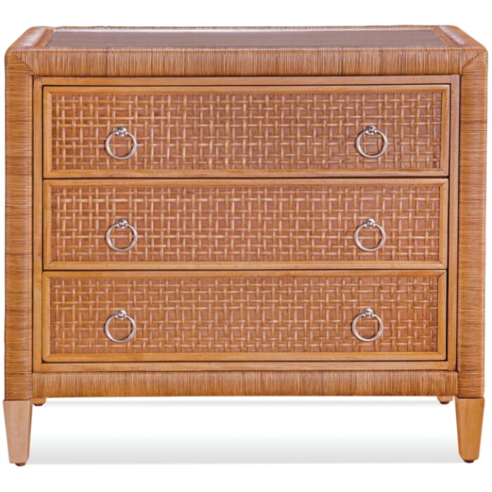 Naples Three Drawer Rattan Chest - Image 2