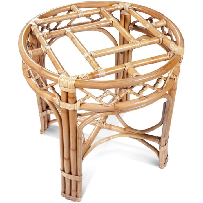 Chippendale 60" Round Glass Top Dining Table - Image 3