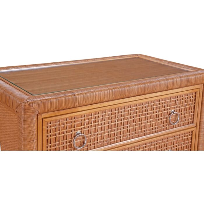 Naples Three Drawer Rattan Chest - Image 7