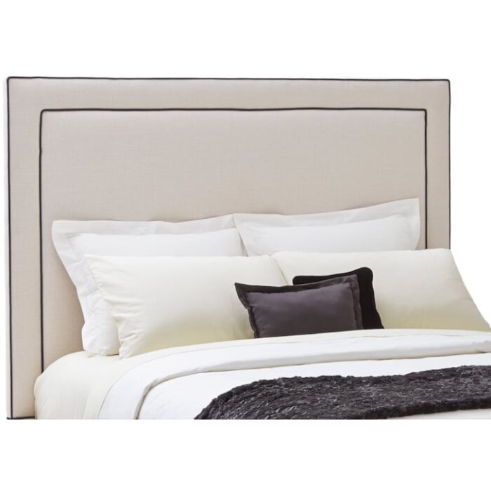 Emory Queen Upholstered Headboard with Nailhead Trim