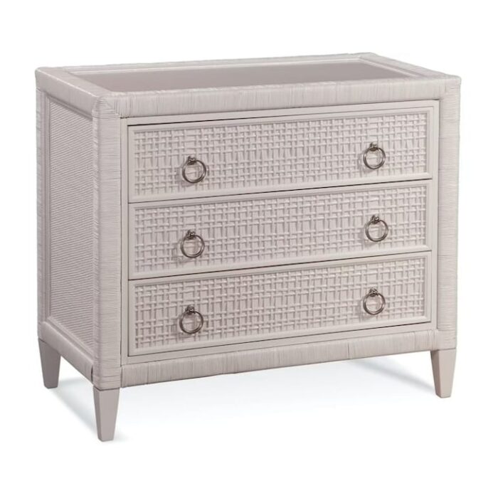 Naples Three Drawer Rattan Chest - Image 3