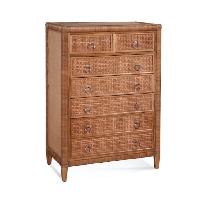 Naples Seven Drawer Rattan Chest