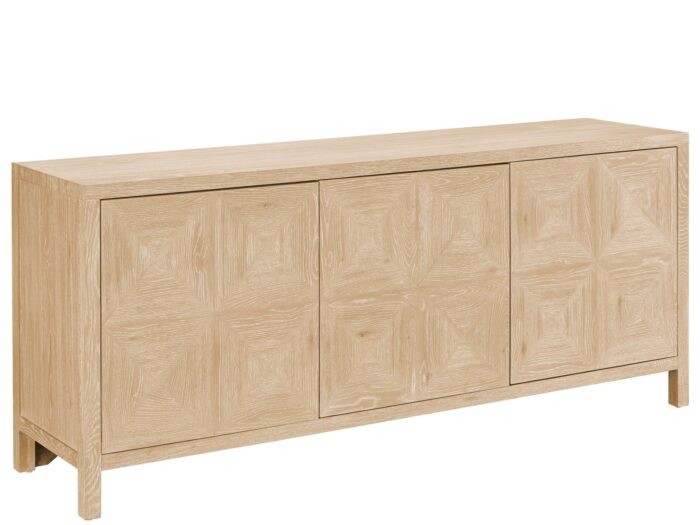 Saddle Credenza - Light Finish