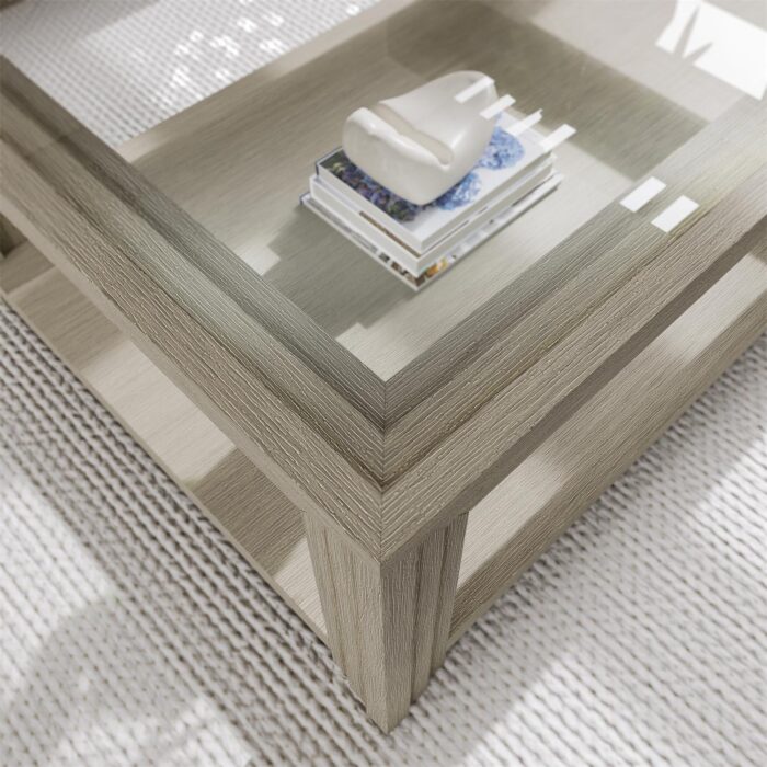 Rectangular Glass Coffee Table - Image 4