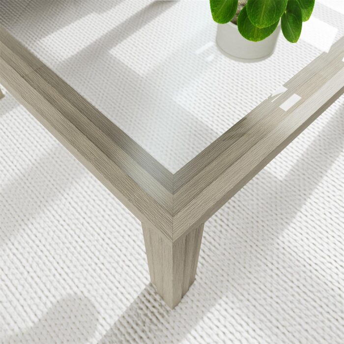 Square Glass Coffee Table - Image 4