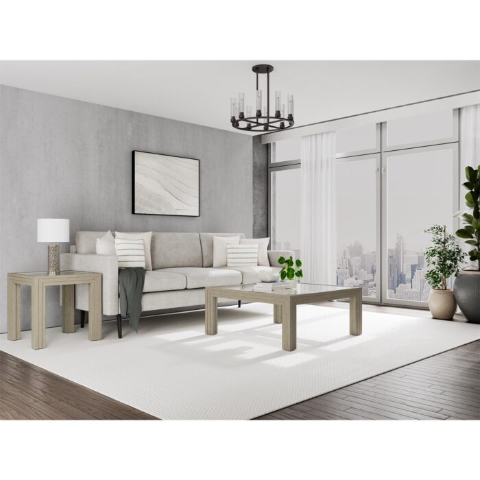 Square Glass Coffee Table - Image 5